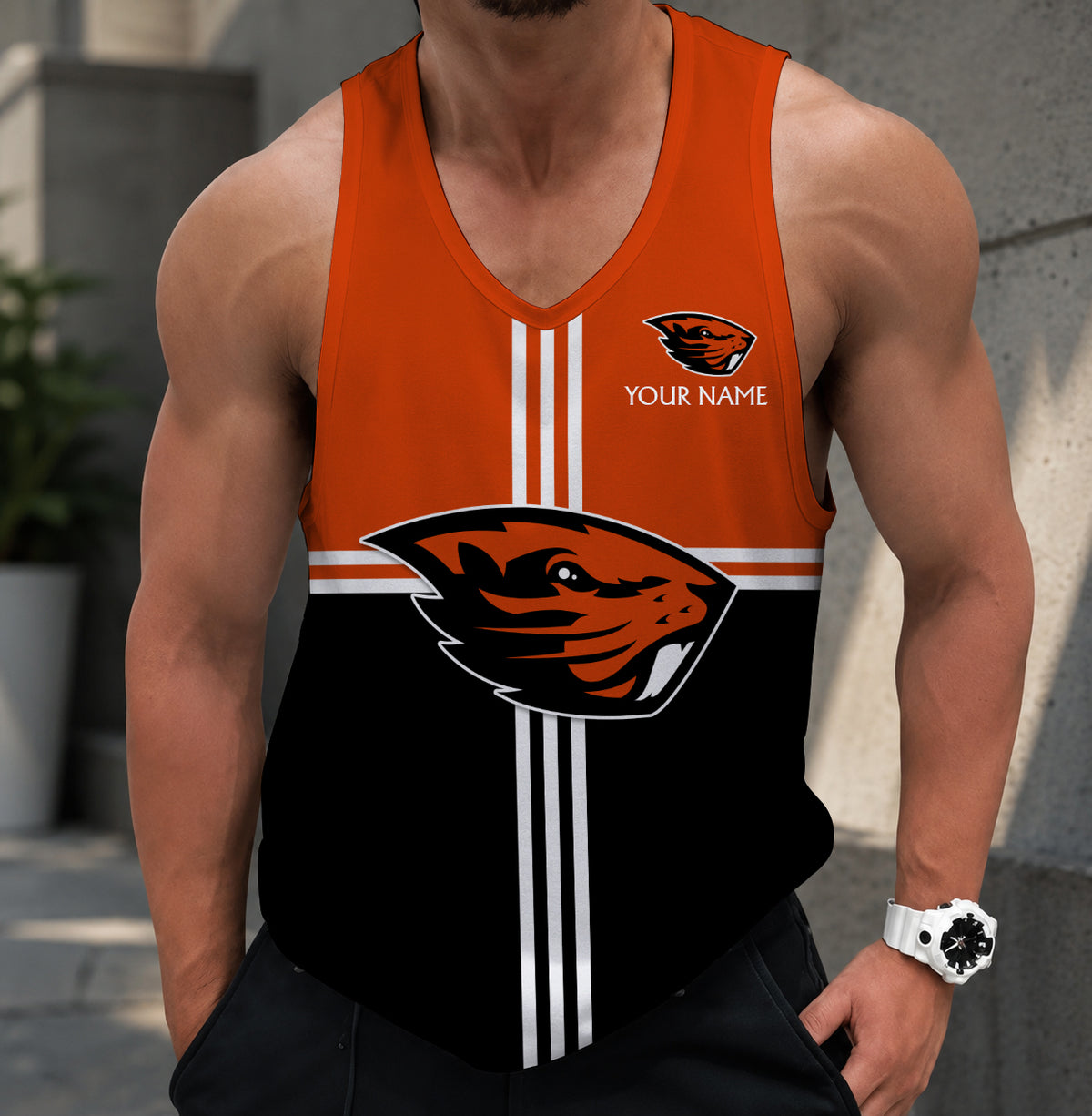 SPECIAL EDITION - NEW CUSTOMIZED NCAA CWS15 OGB OREGON STATE BEAVERS UNISEX TANK TOP