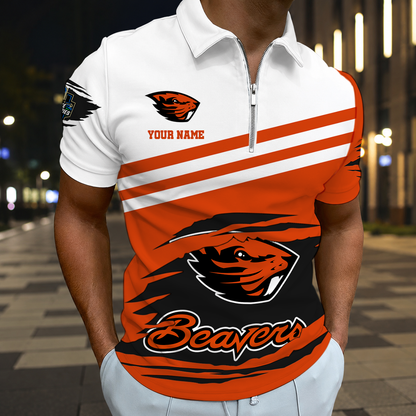 SPECIAL EDITION - NEW CUSTOMIZED NCAA CWS15 OGB OREGON STATE BEAVERS T-SHIRT, POLO SHIRT, ZIP POLO SHIRT, SWEATSHIRT, HOODIE & ZIP HOODIE