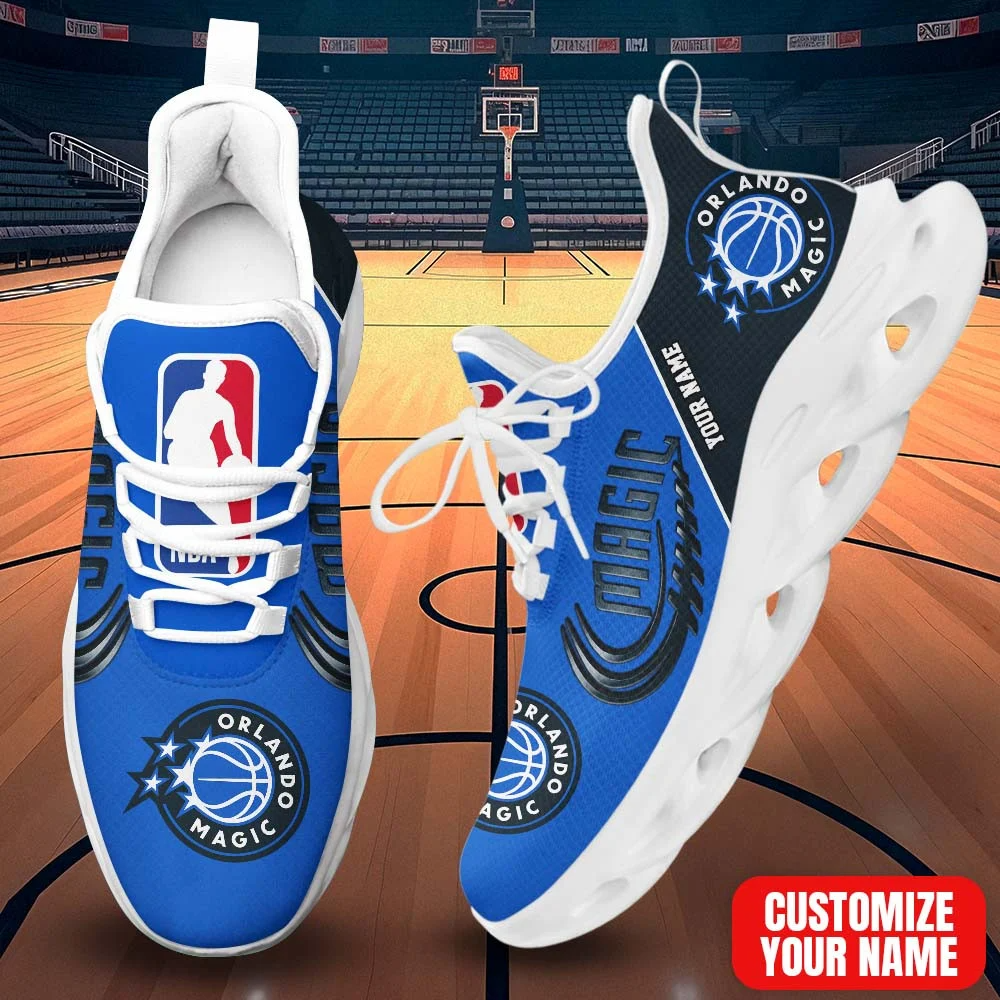 FINAL SALE - NEW CUSTOMIZED NBA15 OMA ORLANDO MAGIC PREMIUM CLUNKY SNEAKERS