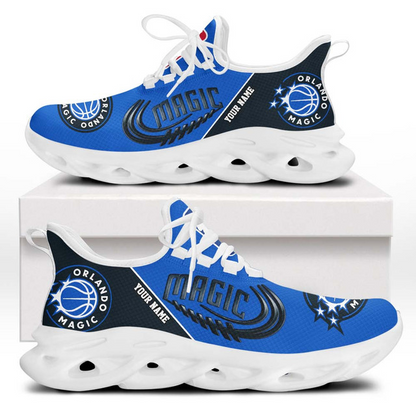 FINAL SALE - NEW CUSTOMIZED NBA15 OMA ORLANDO MAGIC PREMIUM CLUNKY SNEAKERS