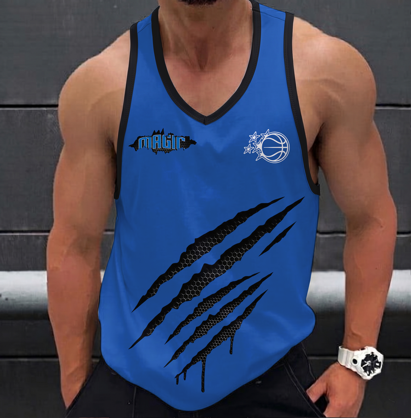 FINAL SALE - NEW CUSTOMIZED NBA15 OMA ORLANDO MAGIC UNISEX TANK TOP
