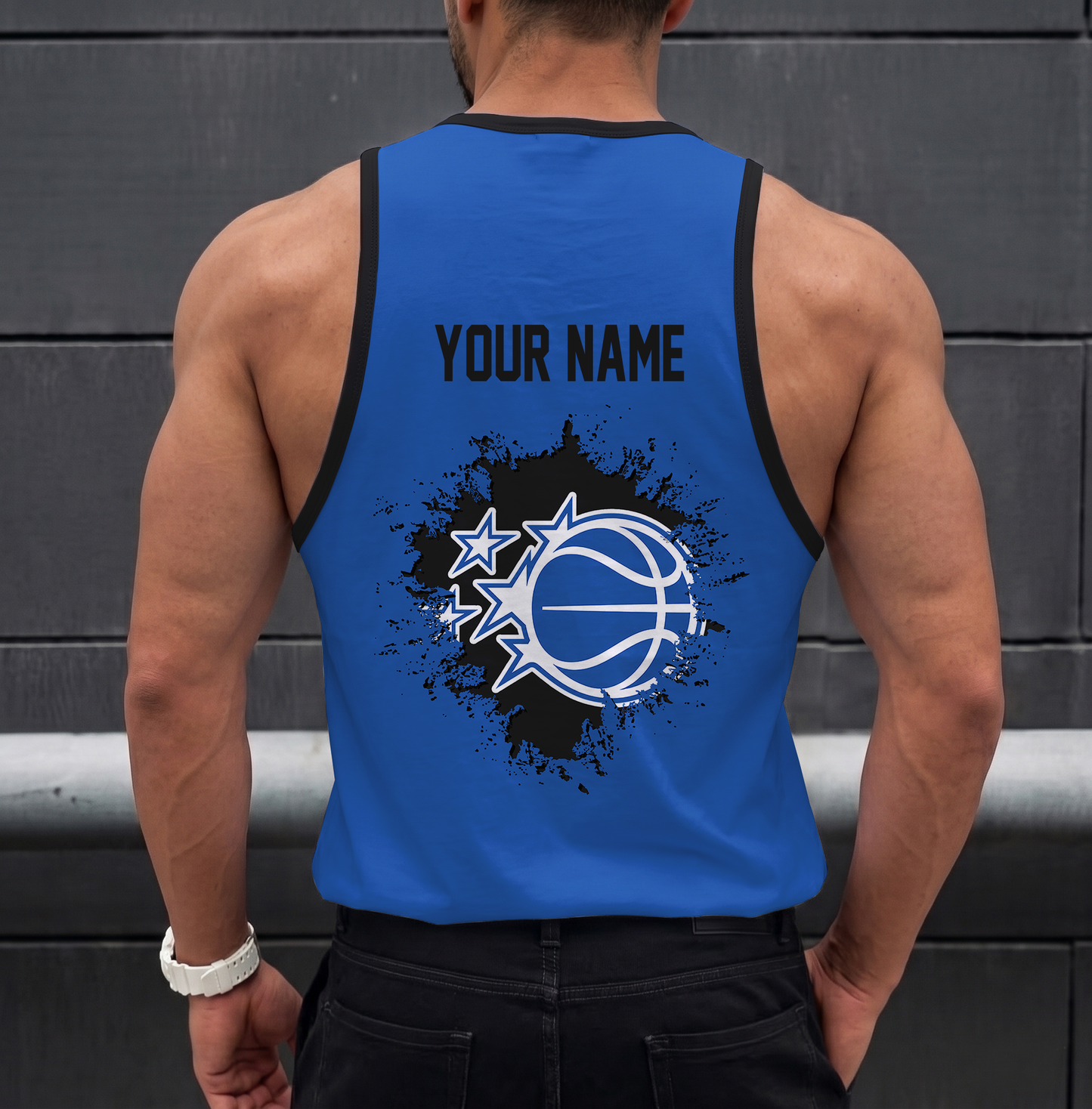 FINAL SALE - NEW CUSTOMIZED NBA15 OMA ORLANDO MAGIC UNISEX TANK TOP