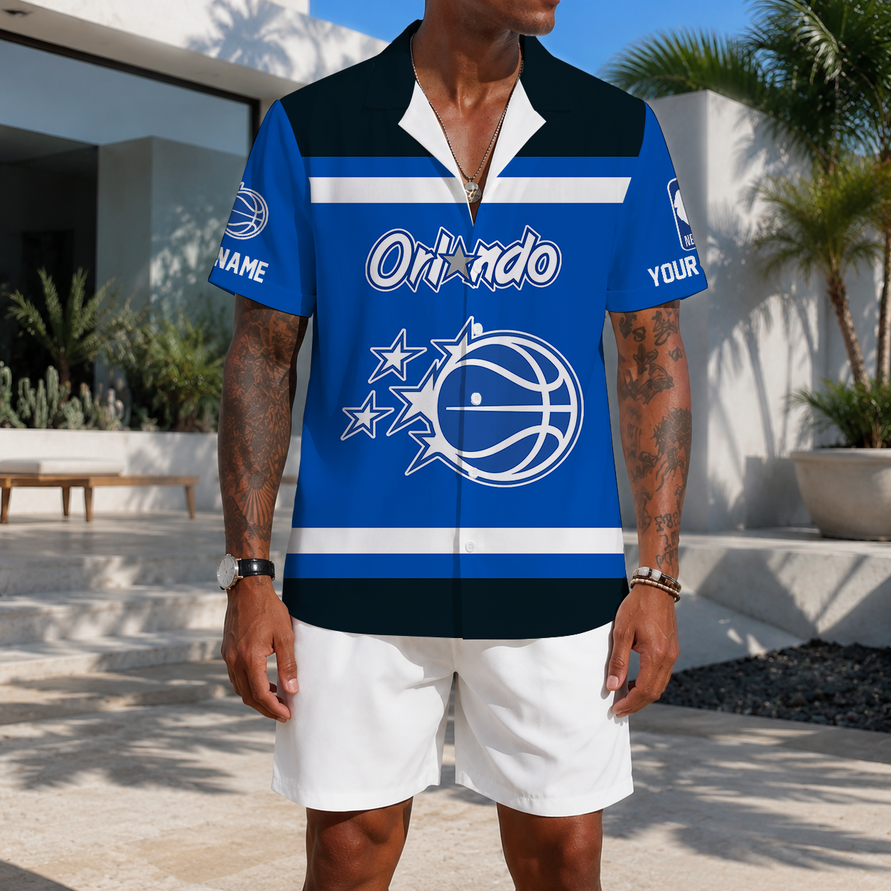 LIMITED EDITION - NEW CUSTOMIZED NBA15 OMA ORLANDO MAGIC UNISEX HAWAIIAN SHIRT