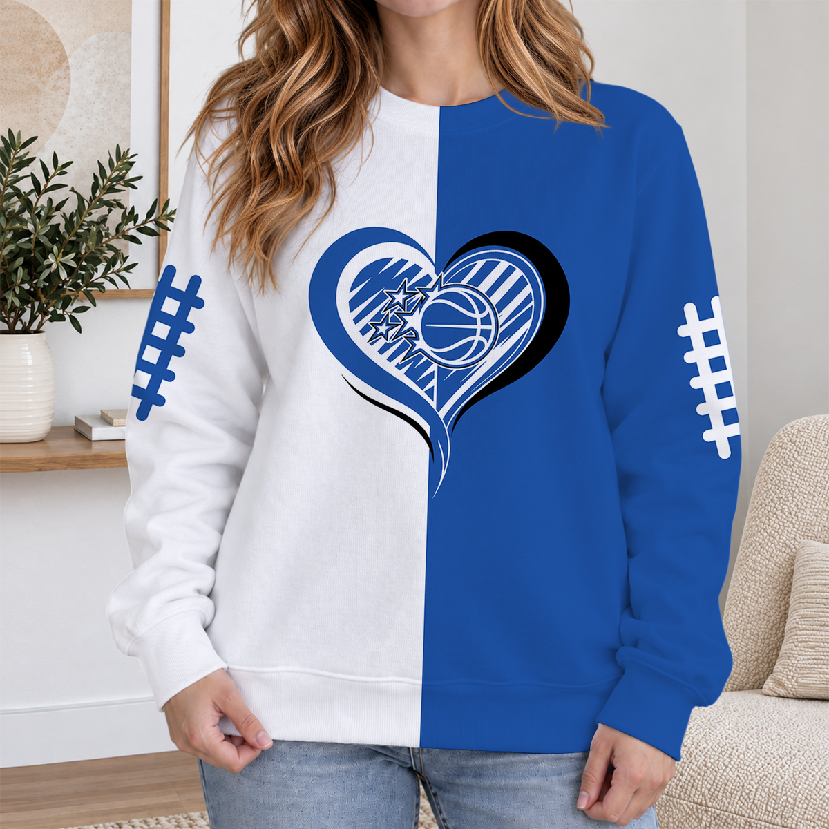 EXCLUSIVE EDITION - NEW CUSTOMIZED NBA15 OMA ORLANDO MAGIC RIBBED HOODIE & SWEATSHIRT