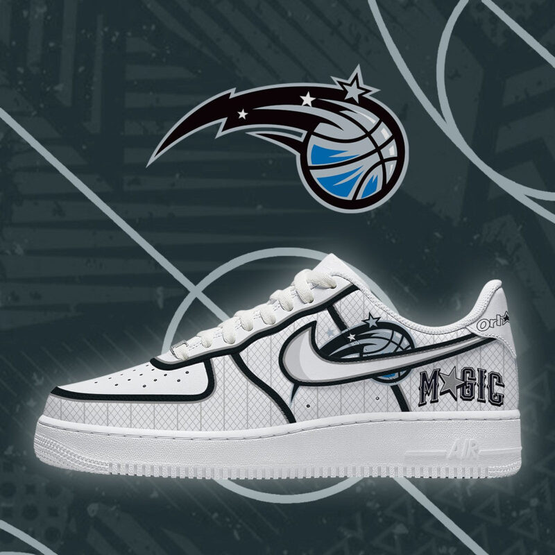 FINAL SALE - NEW CUSTOMIZED NBA15 OMA ORLANDO MAGIC AF1 SHOES