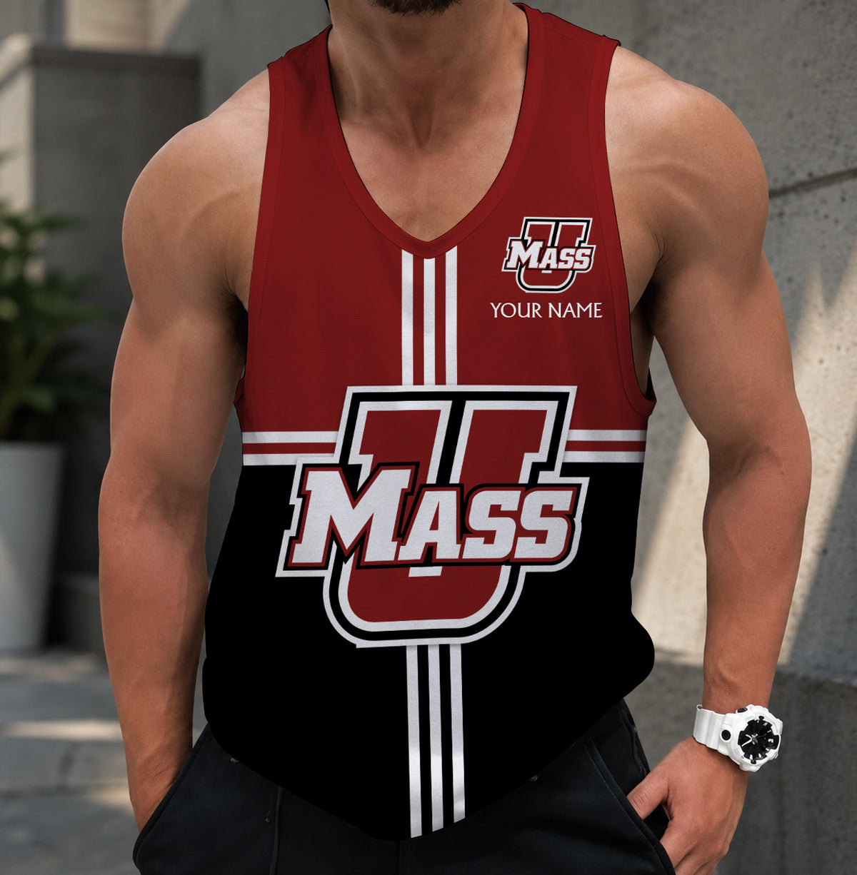 SPECIAL EDITION - NEW CUSTOMIZED NCAA CFH15 UMM UMASS MINUTEWOMEN UNISEX TANK TOP