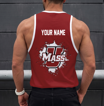 SPECIAL EDITION - NEW CUSTOMIZED NCAA CFH15 UMM UMASS MINUTEWOMEN UNISEX TANK TOP