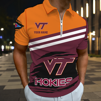 LIMITED EDITION - NEW CUSTOMIZED NCAA FBS15 VTH VIRGINIA TECH HOKIES POLO SHIRT, ZIP POLO SHIRT, HOODIE, ZIP HOODIE, T-SHIRT & SWEATSHIRT