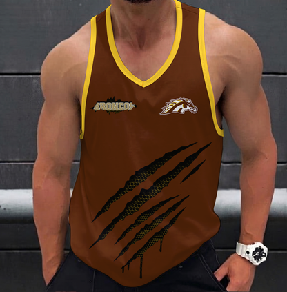 EXCLUSIVE EDITION - NEW CUSTOMIZED NCAA MFF15 WMB WESTERN MICHIGAN BRONCOS UNISEX TANK TOP