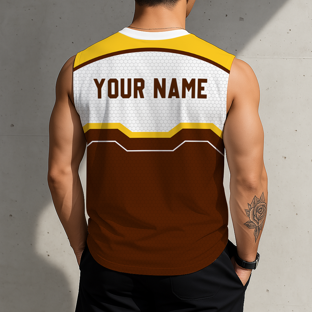 LIMITED EDITION - NEW CUSTOMIZED NCAA MFF15 WMB WESTERN MICHIGAN BRONCOS MEN'S GYM SHIRT