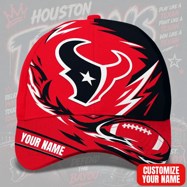 EXCLUSIVE EDITION - NEW CUSTOMIZED NFL15 HTT HOUSTON TEXANS CLASSIC CAP