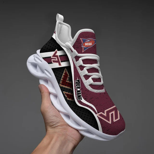HOT DEAL - NEW CUSTOMIZED NCAA FBS15 VTH VIRGINIA TECH HOKIES CLUNKY SNEAKERS