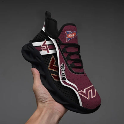 HOT DEAL - NEW CUSTOMIZED NCAA FBS15 VTH VIRGINIA TECH HOKIES CLUNKY SNEAKERS