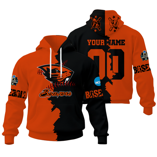 LIMITED EDITION - NEW CUSTOMIZED NCAA CWS15 OGB OG BEAVERS UNISEX HOODIE & ZIP HOODIE