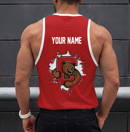 EXCLUSIVE EDITION - NEW CUSTOMIZED NCAA MFF16 CBR CORNELL BIG RED UNISEX TANK TOP