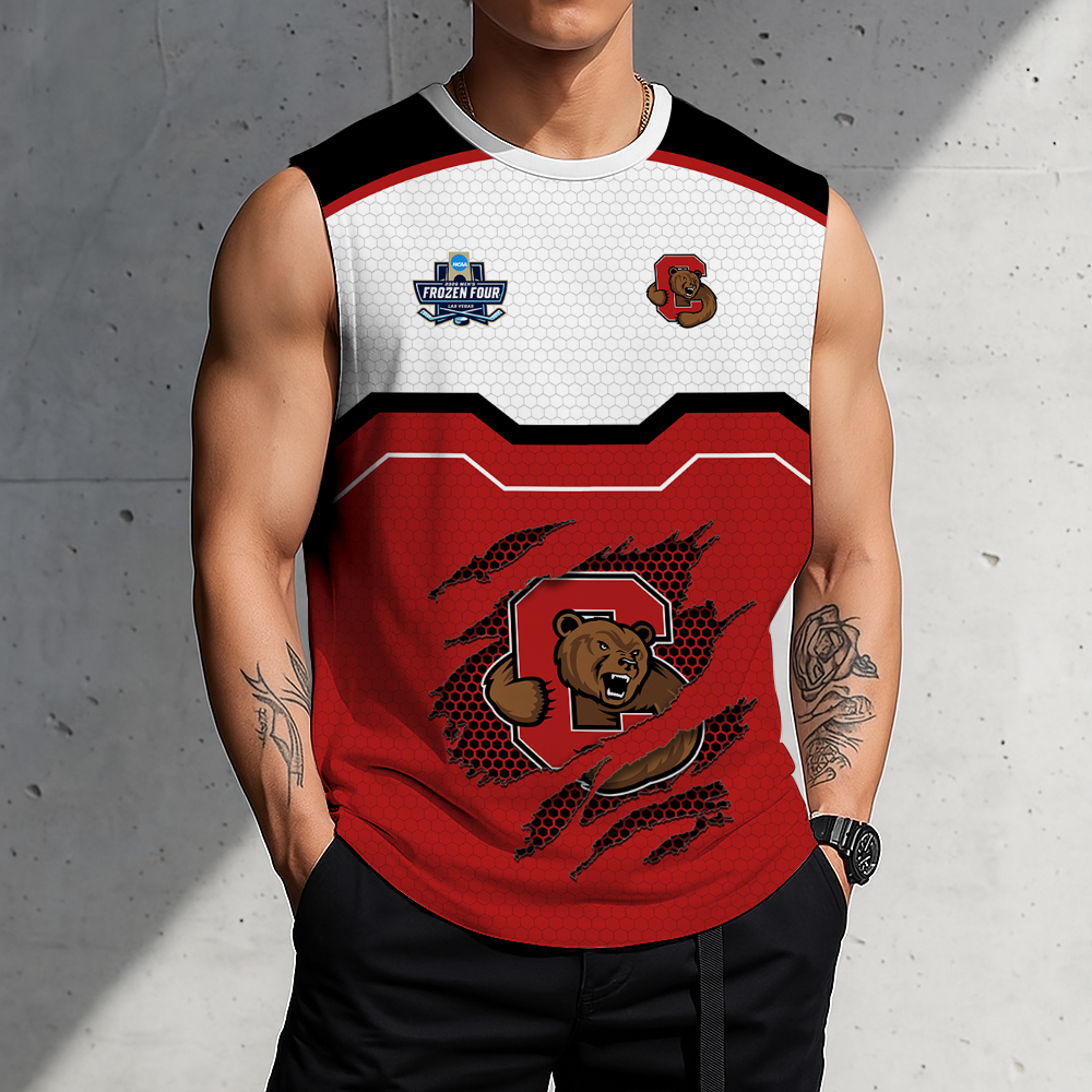 LIMITED EDITION - NEW CUSTOMIZED NCAA MFF16 CBR CORNELL BIG RED MEN'S GYM SHIRT