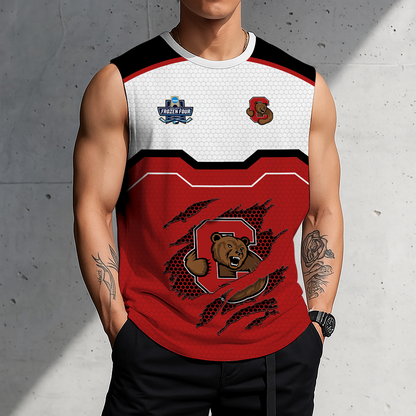 LIMITED EDITION - NEW CUSTOMIZED NCAA MFF16 CBR CORNELL BIG RED MEN'S GYM SHIRT