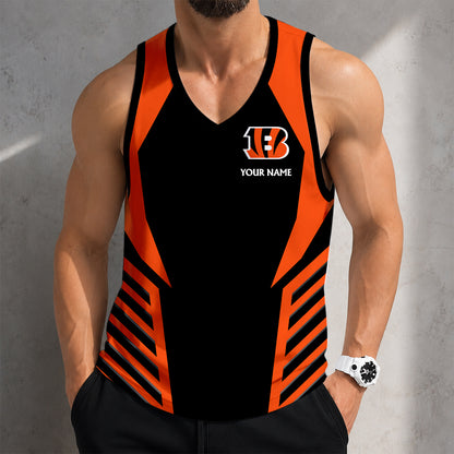 LIMITED EDITION - NEW CUSTOMIZED NFL16 CCB CINCINNATI BENGALS TANK TOP