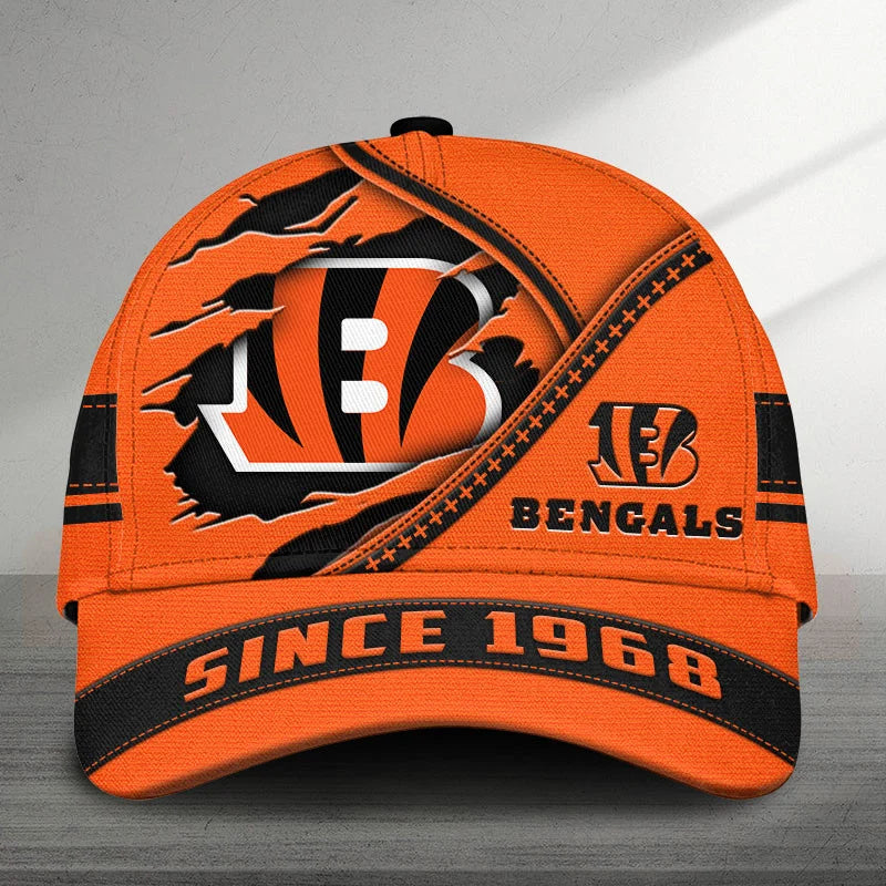 EXCLUSIVE EDITION - NEW CUSTOMIZED NFL16 CCB CINCINNATI BENGALS CLASSIC CAP