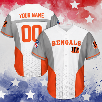 VIRAL EDITION - NEW CUSTOMIZED NFL16 CCB CINCINNATI BENGALS BASEBALL JERSEY