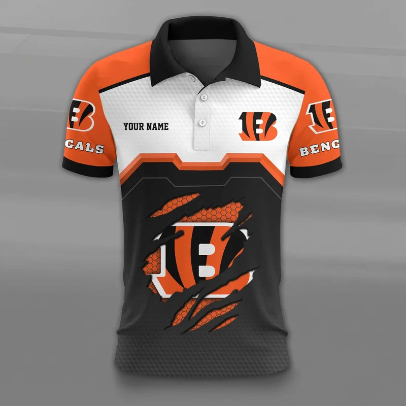 VIRAL EDITION - NEW CUSTOMIZED NFL16 CCB CINCINNATI BENGALS T-SHIRT, POLO SHIRT, ZIP POLO SHIRT, SWEATSHIRT, HOODIE & ZIP HOODIE