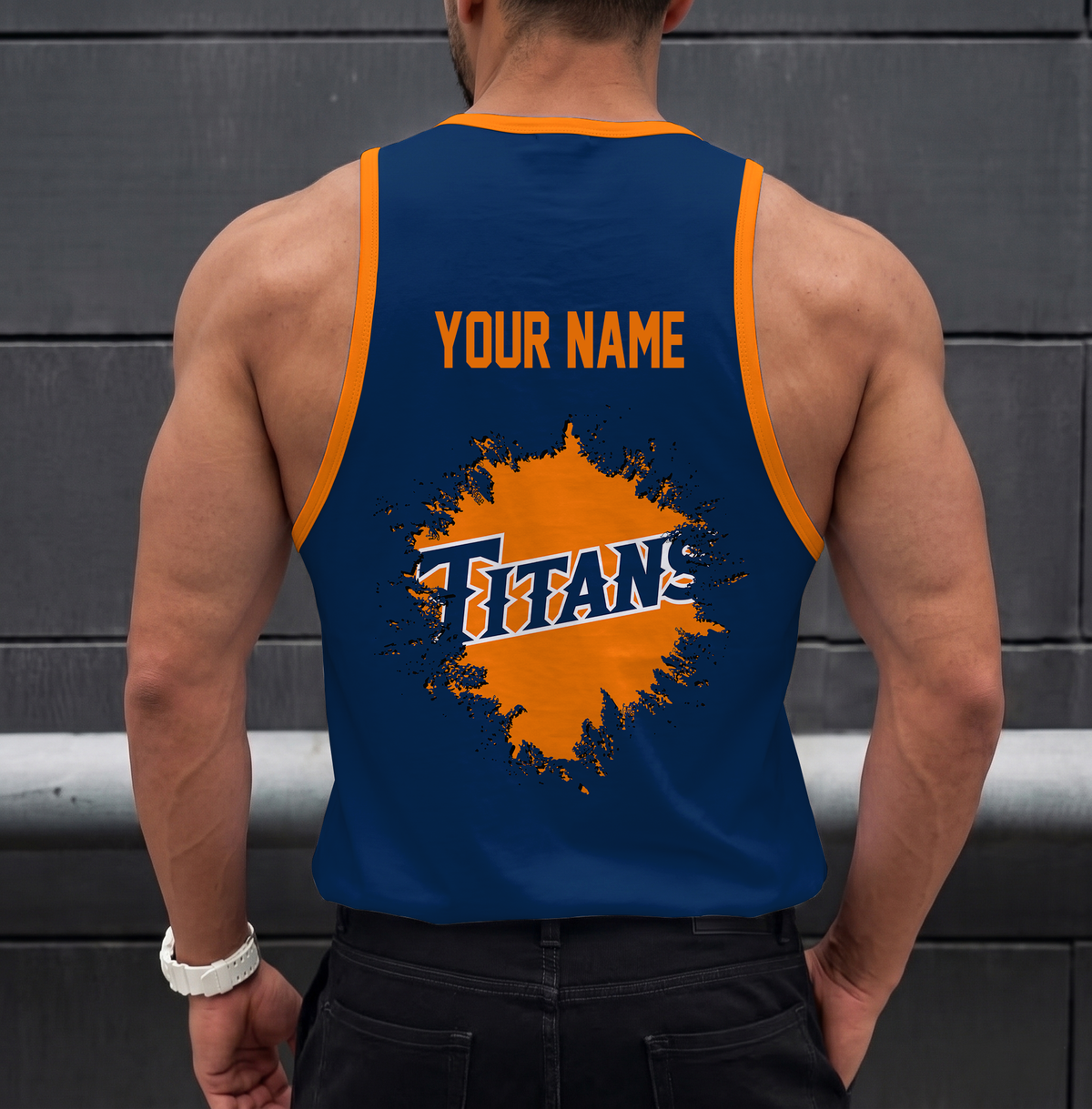 SPECIAL EDITION - NEW CUSTOMIZED NCAA CWS16 CFT CAL STATE FULLERTON TITANS UNISEX TANK TOP
