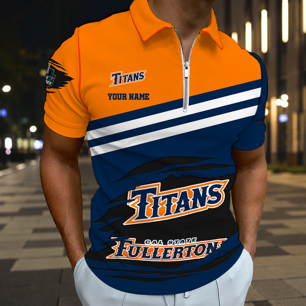 SPECIAL EDITION - NEW CUSTOMIZED NCAA CWS16 CFT CAL STATE FULLERTON TITANS T-SHIRT, POLO SHIRT, ZIP POLO SHIRT, SWEATSHIRT, HOODIE & ZIP HOODIE