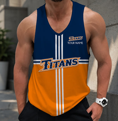 SPECIAL EDITION - NEW CUSTOMIZED NCAA CWS16 CFT CAL STATE FULLERTON TITANS UNISEX TANK TOP