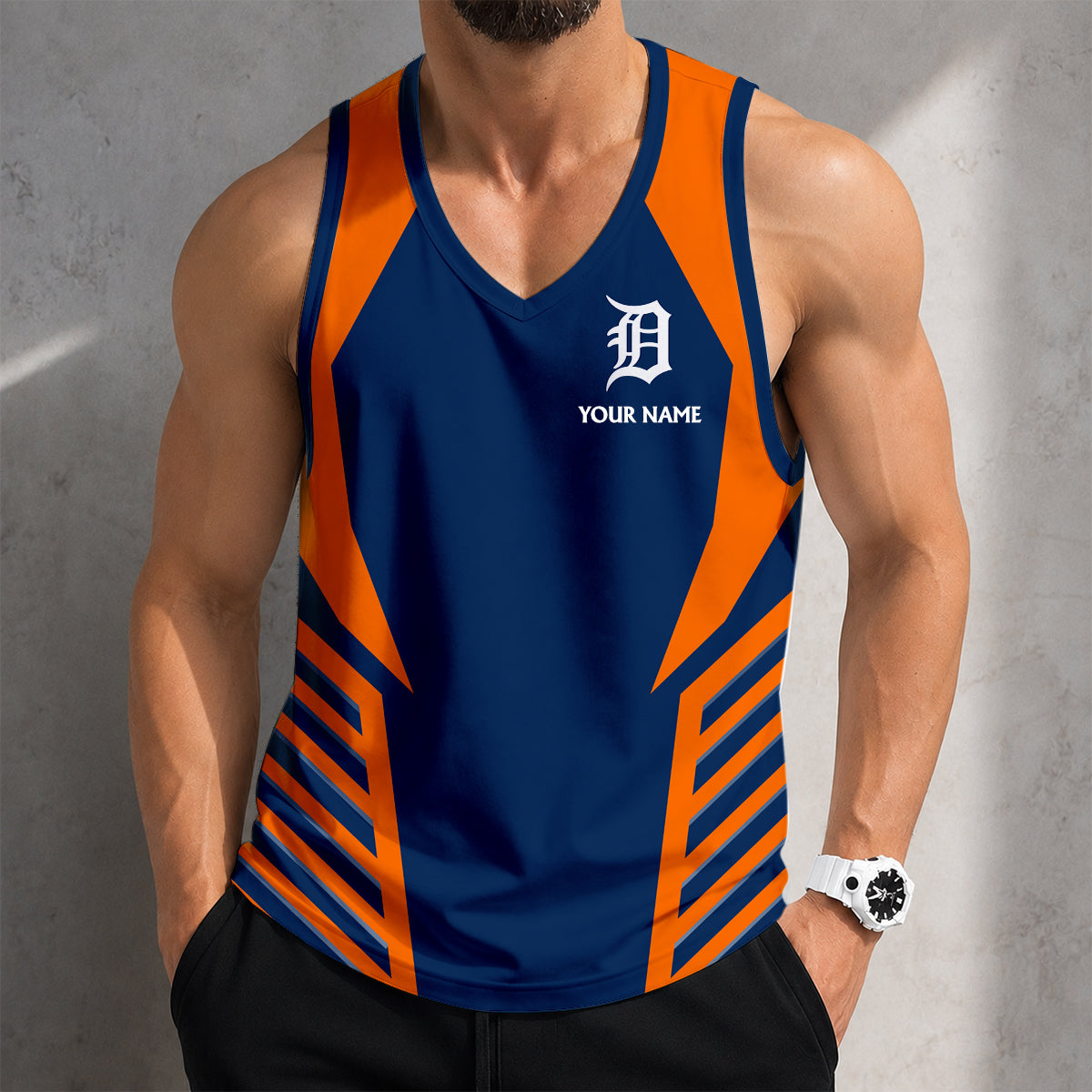 ELITE EDITION - NEW CUSTOMIZED MLB16 DETROIT TIGERS UNISEX TANK TOP