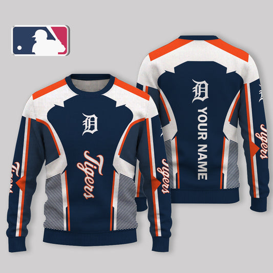 LIMITED EDITION - NEW CUSTOMIZED MLB16 DTS DETROIT TIGERS UGLY SWEATER