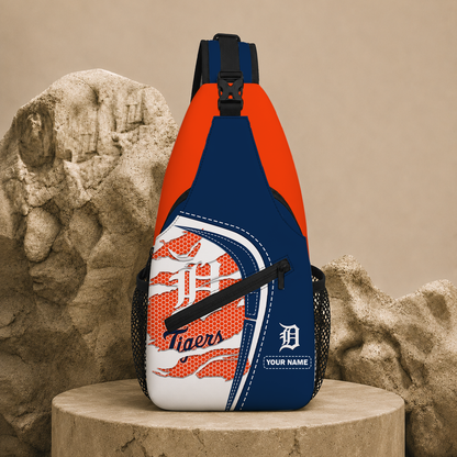EXCLUSIVE EDITION - NEW CUSTOMIZED MLB16 DTS DETROIT TIGERS SLING BAG