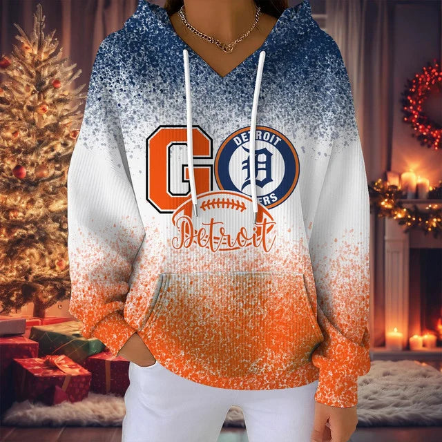 LIMITED EDITION - NEW CUSTOMIZED MLB16 DTS DETROIT TIGERS RIBBED HOODIE & SWEATSHIRT