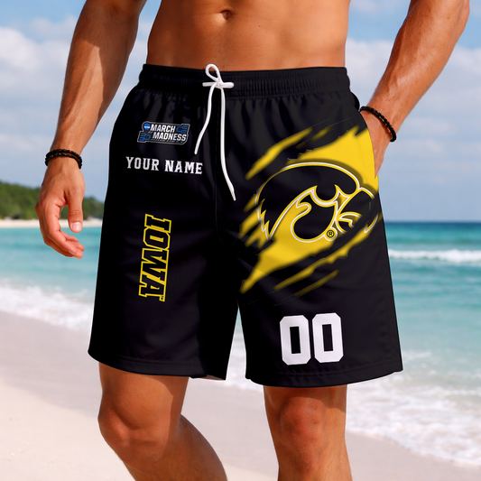 LIMITED DROP - NEW CUSTOMIZED | NCAA MAM16 IWH IW HAWKEYES SHORT PANTS