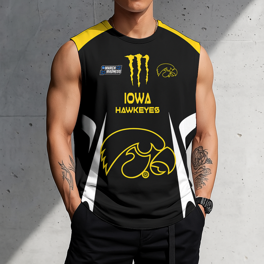 ACTIVE OFFER - NEW CUSTOMIZED | NCAA MAM16 IWH IW HAWKEYES MEN'S GYM SHIRT