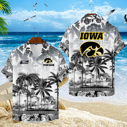 LIMITED EDITION - NEW CUSTOMIZED MAM16 IWH IOWA HAWKEYES UNISEX HAWAIIAN SHIRT