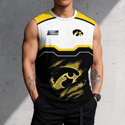 LIMITED EDITION - NEW CUSTOMIZED NCAA MAM16 IWH IOWA HAWKEYES MEN'S GYM SHIRT