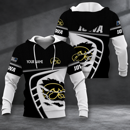 HOT DEAL - NEW CUSTOMIZED NCAA MAM16 IWH IOWA HAWKEYES T-SHIRT, POLO SHIRT, ZIP POLO SHIRT, SWEATSHIRT, HOODIE & ZIP HOODIE