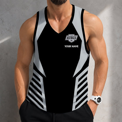LIMITED EDITION - NEW CUSTOMIZED NHL16 LAK LOS ANGELES KINGS MEN'S TANK TOP