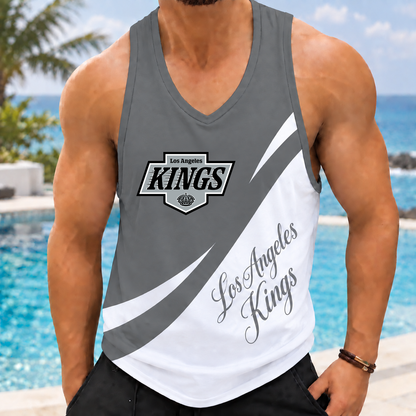 LIMITED EDITION - NEW CUSTOMIZED NHL16 LAK LOS ANGELES KINGS MEN'S TANK TOP