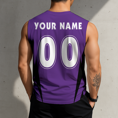 FINAL SALE - NEW CUSTOMIZED NBA16 SKI SACRAMENTO KINGS MEN'S GYM SHIRT