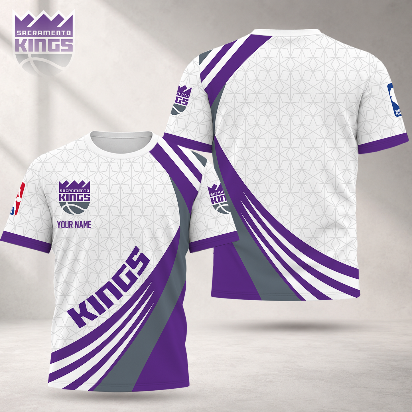 FINAL SALE - NEW CUSTOMIZED NBA16 SKI SACRAMENTO KINGS T-SHIRT, POLO SHIRT, ZIP POLO SHIRT, SWEATSHIRT, HOODIE & ZIP HOODIE