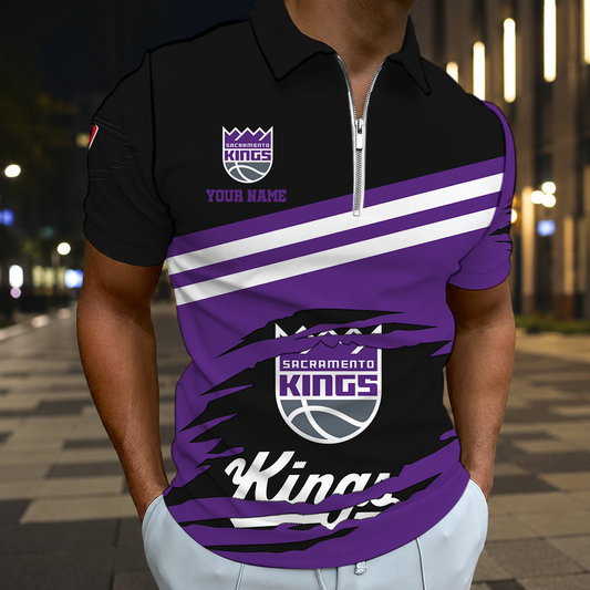 FINAL SALE - NEW CUSTOMIZED NBA16 SKI SACRAMENTO KINGS T-SHIRT, POLO SHIRT, ZIP POLO SHIRT, SWEATSHIRT, HOODIE & ZIP HOODIE
