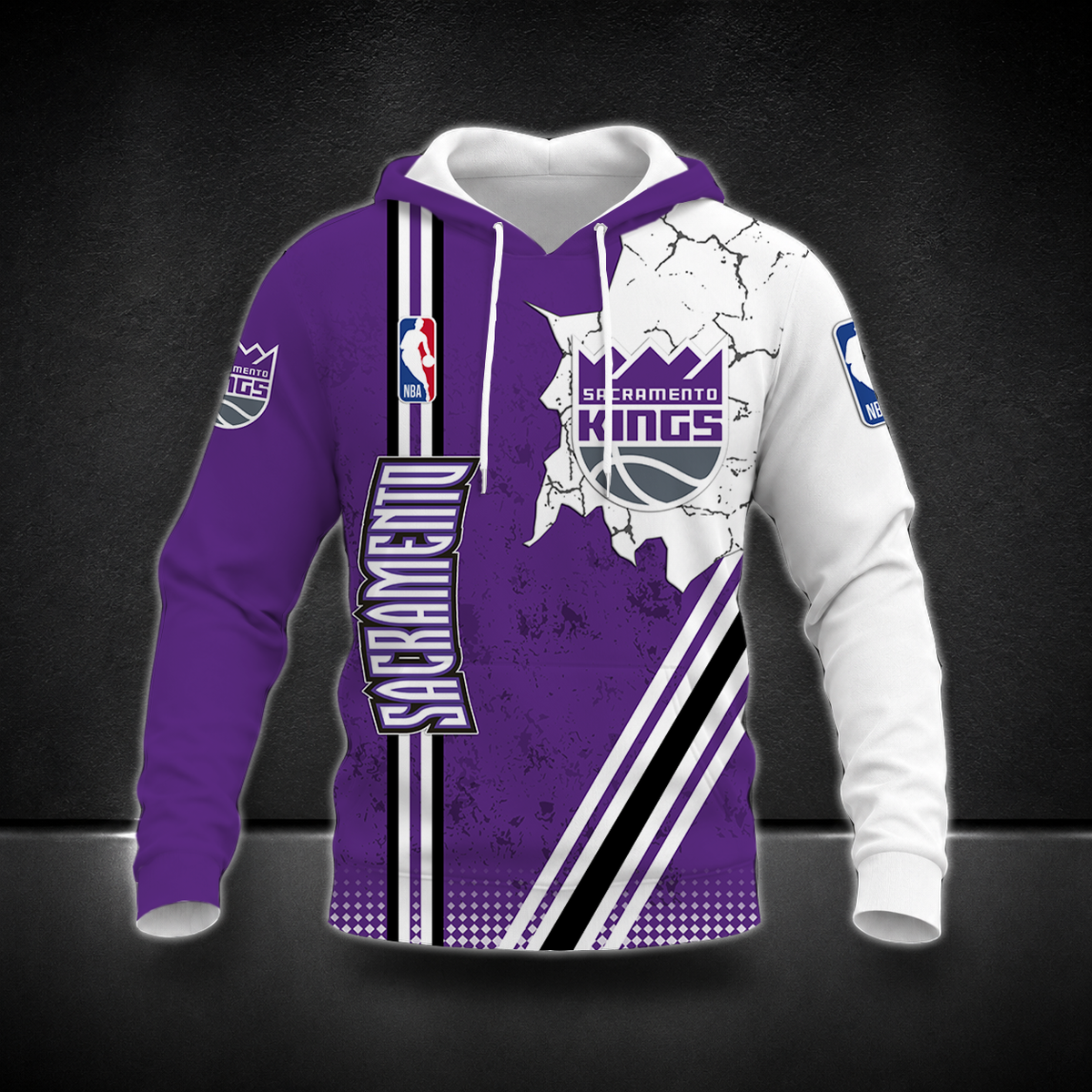 FINAL SALE - NEW CUSTOMIZED NBA16 SKI SACRAMENTO KINGS T-SHIRT, POLO SHIRT, ZIP POLO SHIRT, SWEATSHIRT, HOODIE & ZIP HOODIE