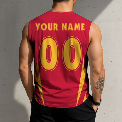 FINAL SALE - NEW CUSTOMIZED NBA17 AHA ATLANTA HAWKS MEN'S GYM SHIRT