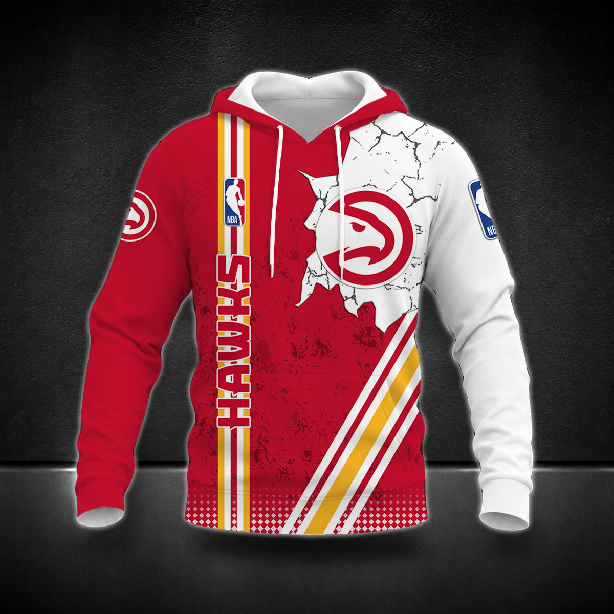 FINAL SALE - NEW CUSTOMIZED NBA17 AHA ATLANTA HAWKS T-SHIRT, POLO SHIRT, ZIP POLO SHIRT, SWEATSHIRT, HOODIE & ZIP HOODIE