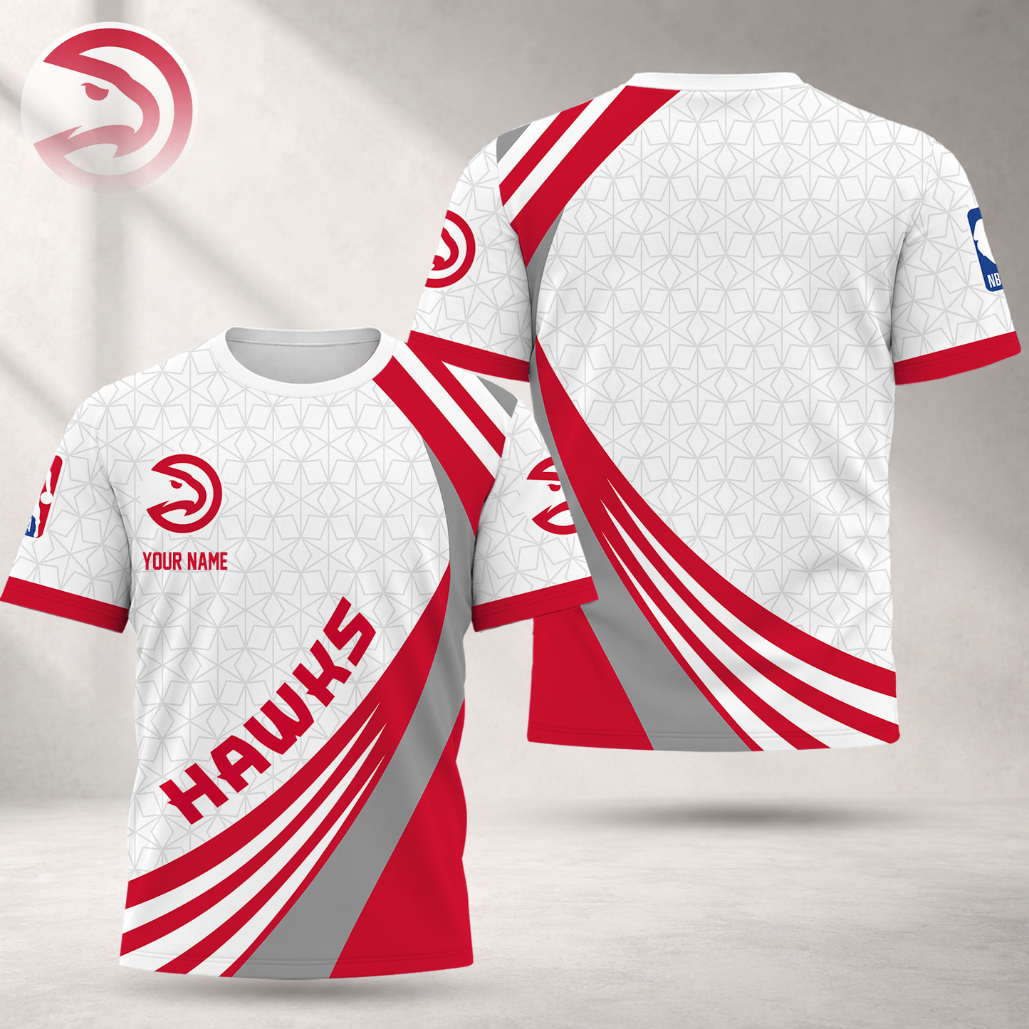 FINAL SALE - NEW CUSTOMIZED NBA17 AHA ATLANTA HAWKS T-SHIRT, POLO SHIRT, ZIP POLO SHIRT, SWEATSHIRT, HOODIE & ZIP HOODIE