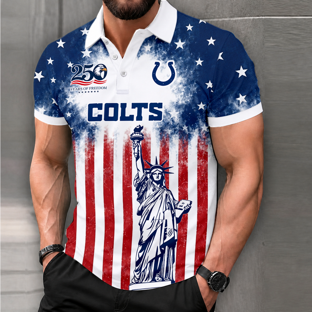 MEGA SALE - NEW CUSTOMIZED NFL17 IDC INDIANAPOLIS COLTS POLO SHIRT, ZIP POLO SHIRT & T-SHIRTS