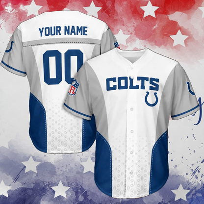 VIRAL EDITION - NEW CUSTOMIZED NFL17 IDC INDIANAPOLIS COLTS BASEBALL JERSEY