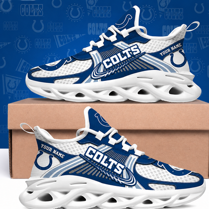 SPECIAL EDITION - NEW CUSTOMIZED NFL17 IDC INDIANAPOLIS COLTS MAX SOUL SHOES