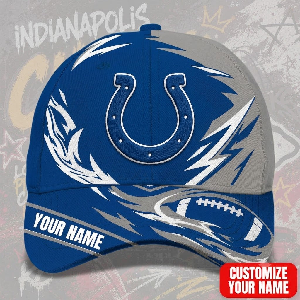 EXCLUSIVE EDITION - NEW CUSTOMIZED NFL17 IDC INDIANAPOLIS COLTS CLASSIC CAP